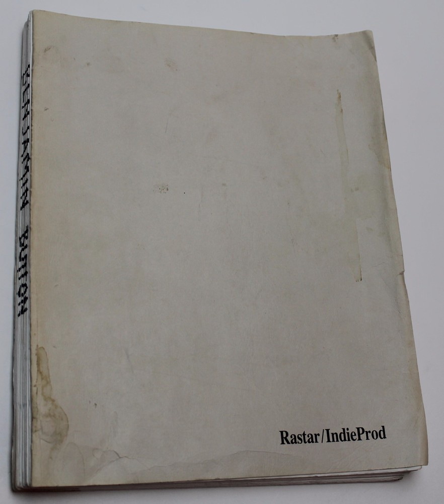 THE CURIOUS CASE OF BENJAMIN BUTTON / 1990 EARLIEST FIRST DRAFT Screenplay