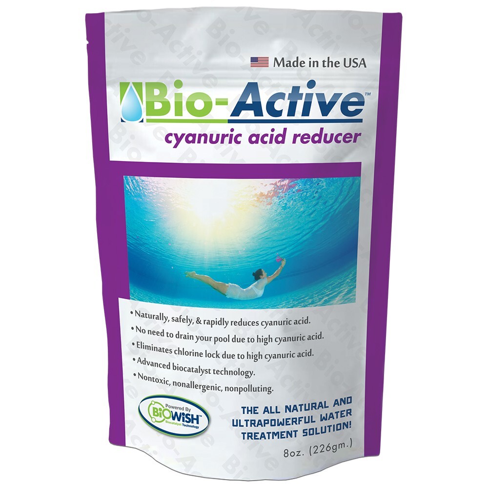 Bio-Active Cyanuric Acid and Conditioner Reducer 8 ounce pouch