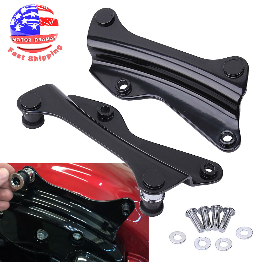 Backrest Sissy Bar Rack Docking Hardware Kit For Harley Road Street Glide 14-25