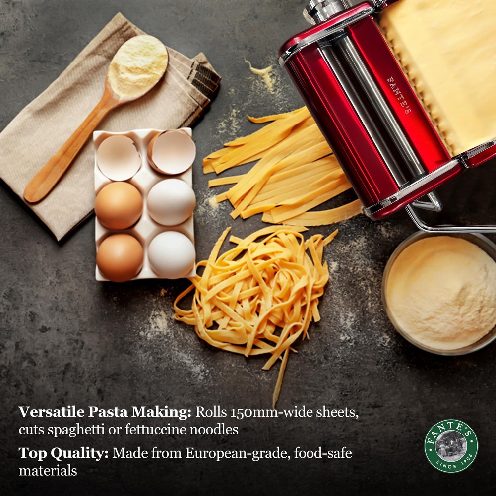 Aunt Gina's Pasta Machine Red
