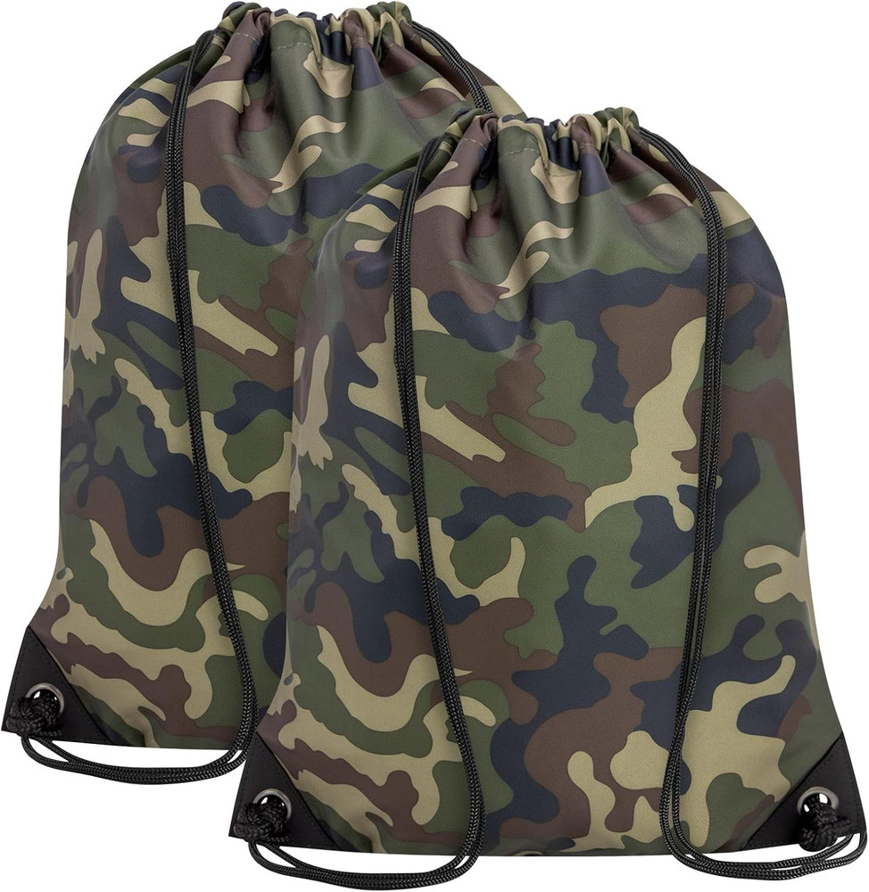 2PCS Drawstring Bags Bulk, String Backpack for Men Women, Cinch Bag Draw String