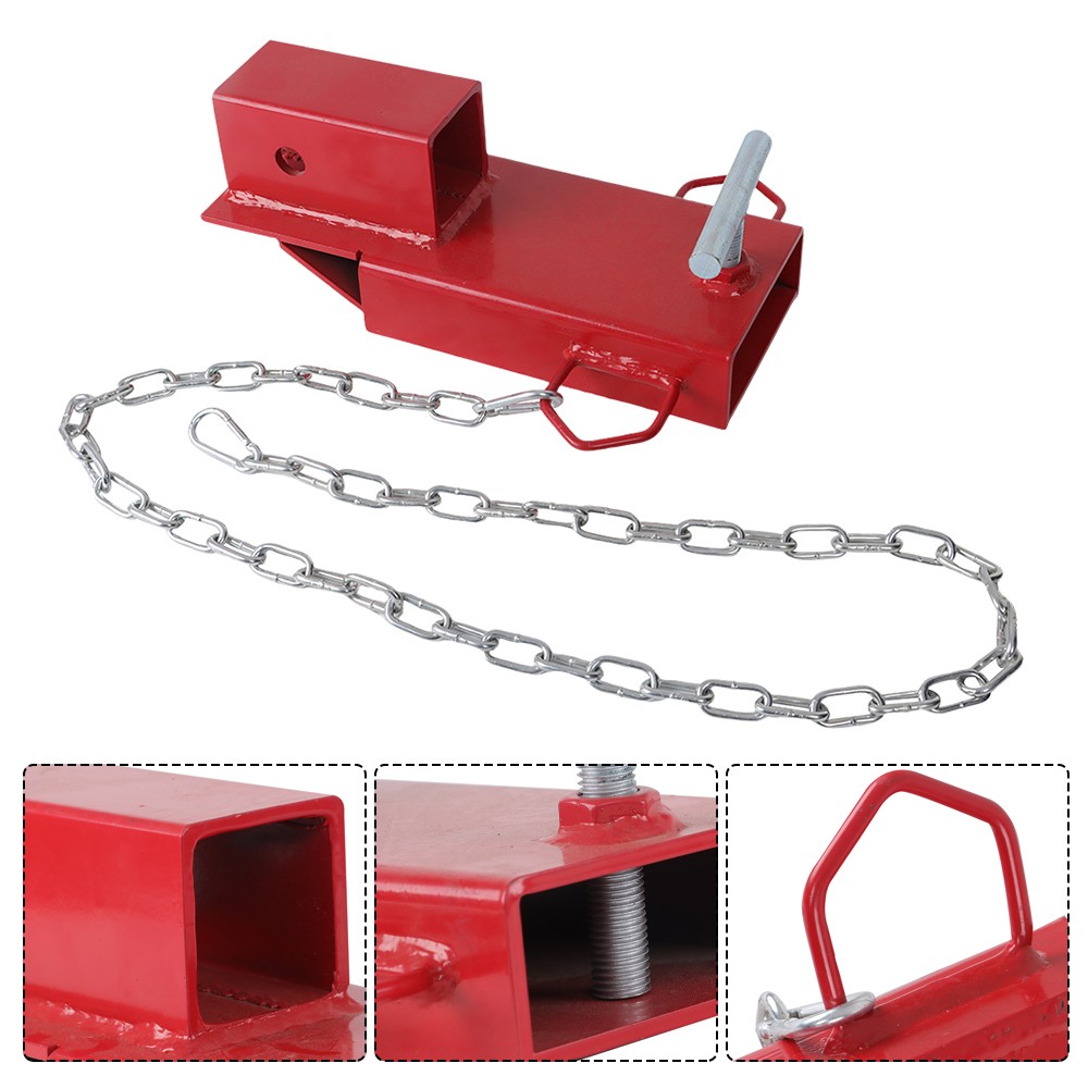 Forklift Trailers Towing Adapter Pallet Forks Attachment 2" Hitch Receiver