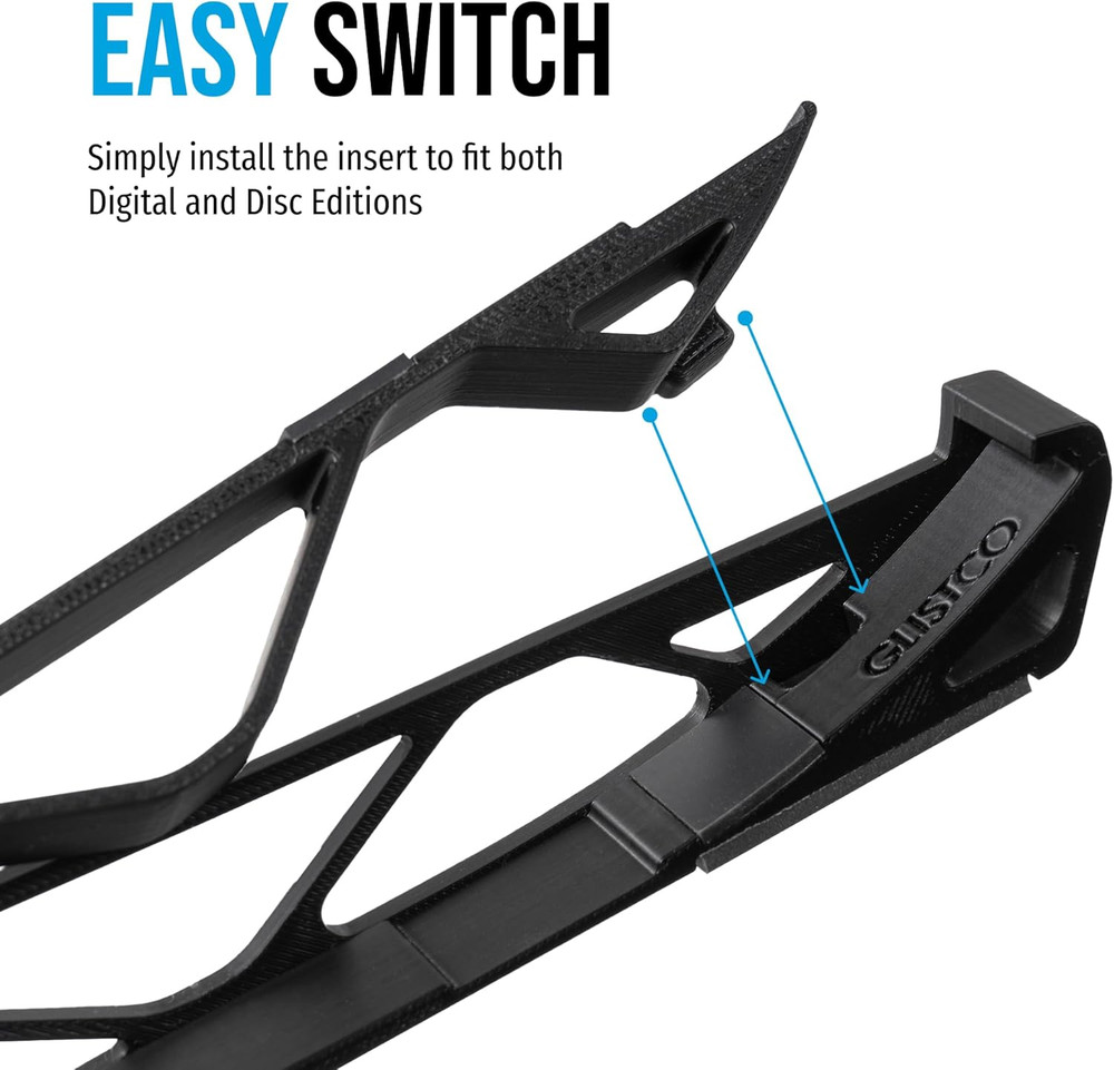 Skates - Horizontal Stand for PS5 Pro Compatible with Disc & Digital Edition (Bl