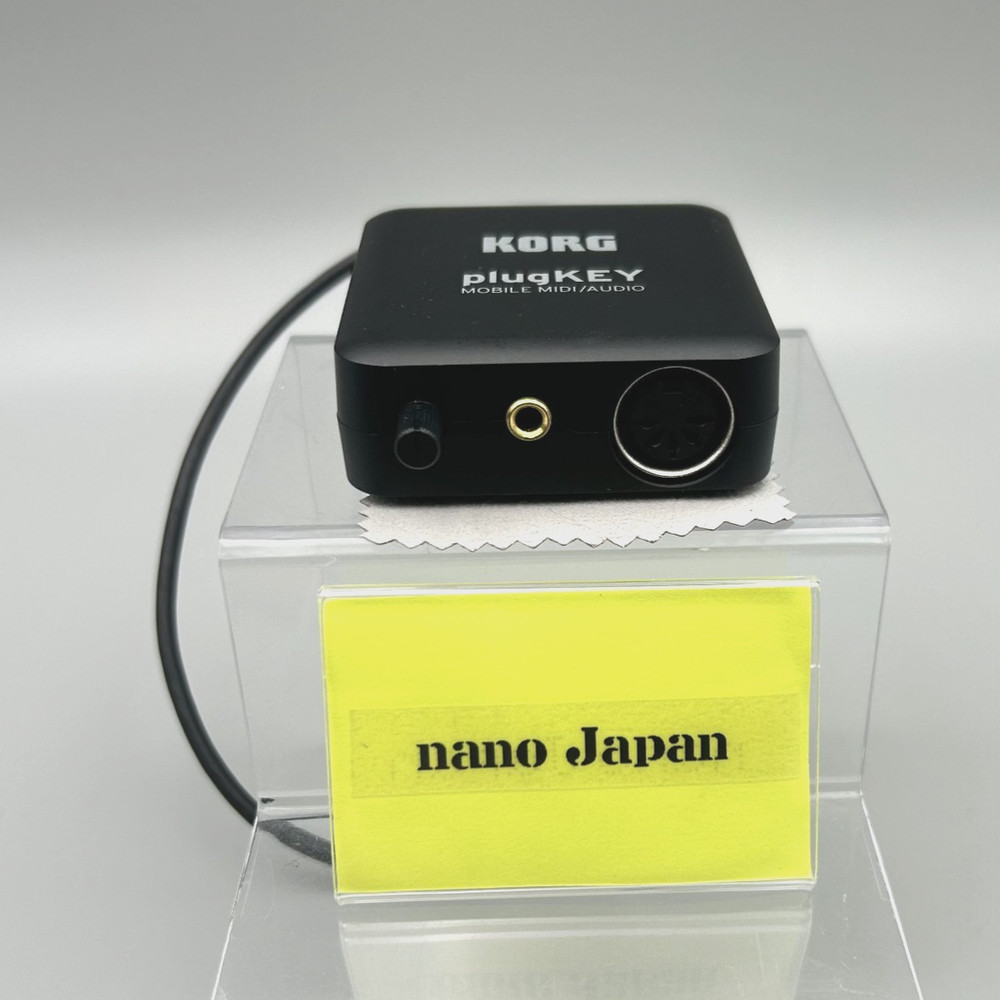 Korg PlugKey Mobile MIDI Audio Interface iOS iPhone iPad Lightning Black Used