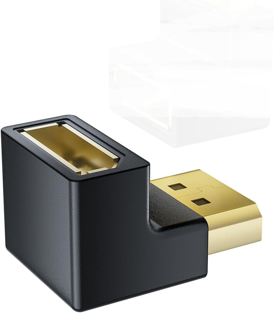 90 Degree Displayport 1.4 Socket Adapter Model A