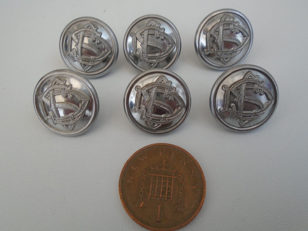 Devon Special Constabulary Tunic Uniform Button Small  X 6