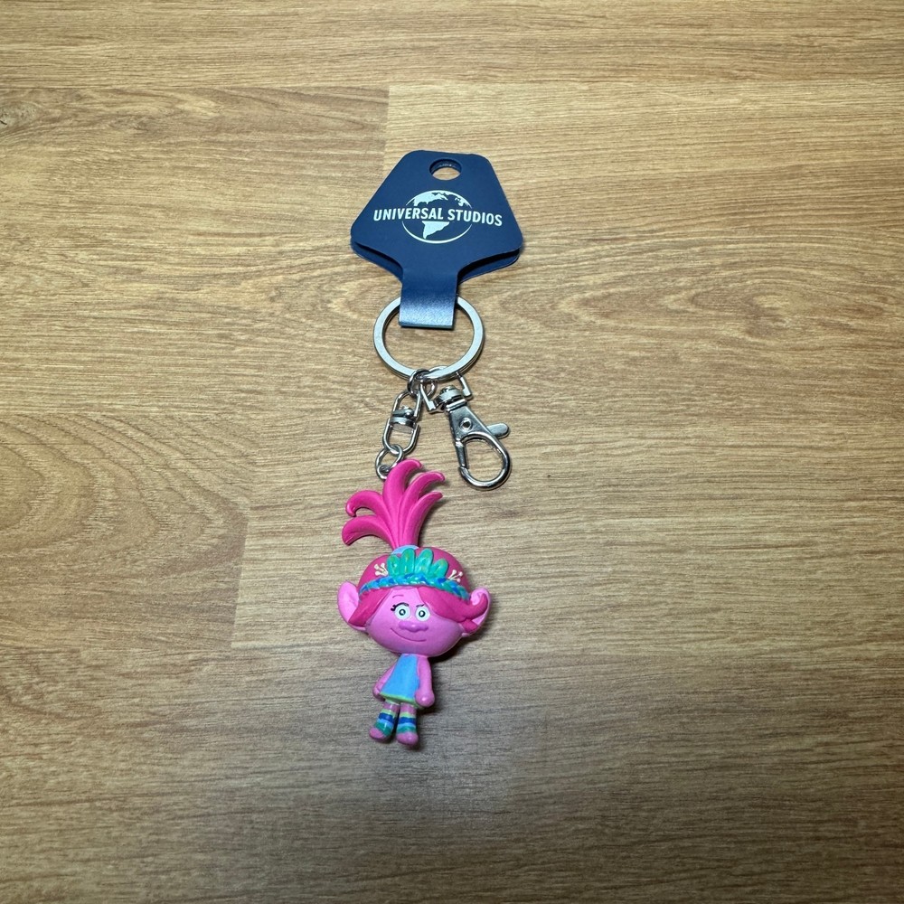 Universal Studios Trolls Poppy Keychain Theme Park