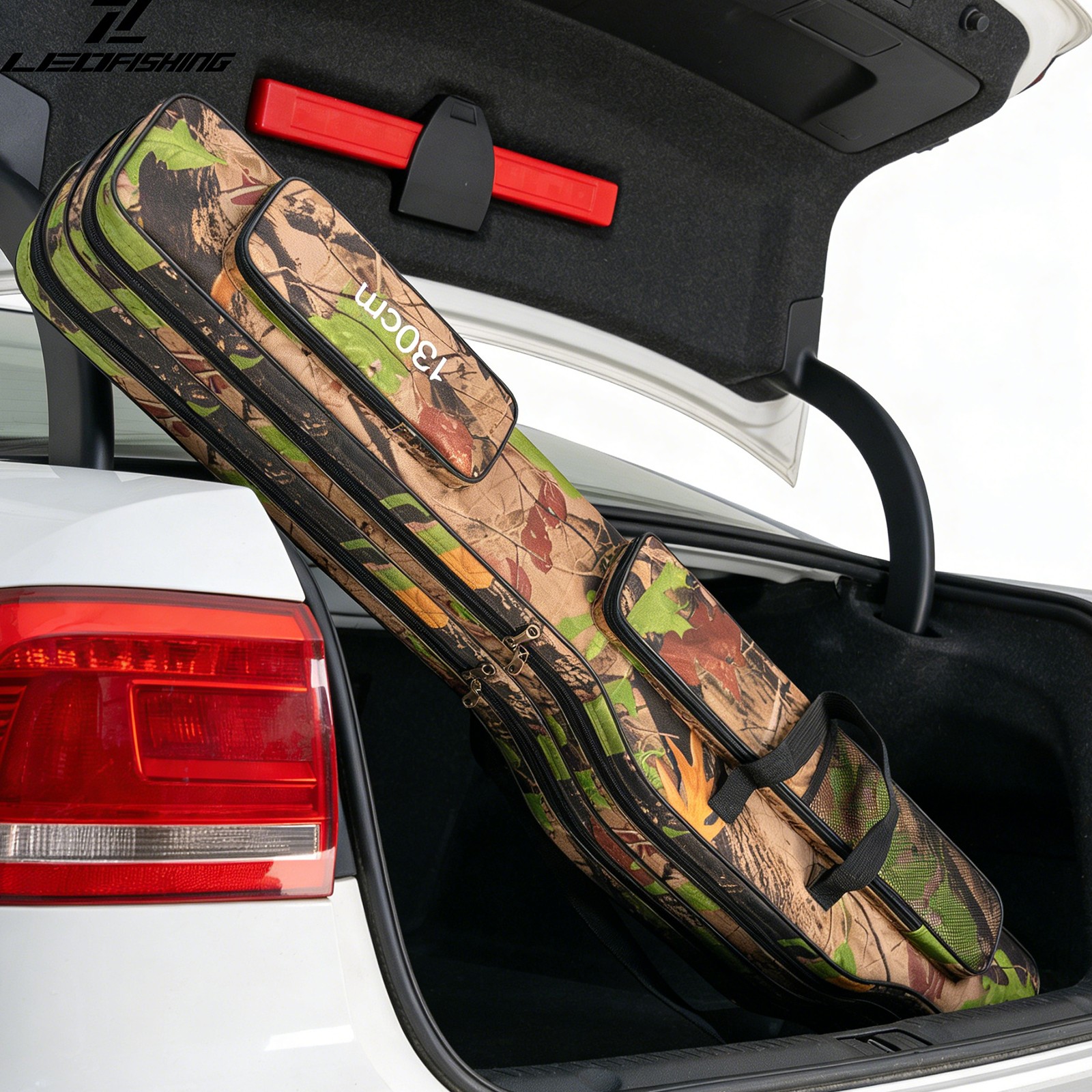 Fishing Rod Case - 3 Layers Fishing Pole Bag Portable Carry Storage Case 130cm