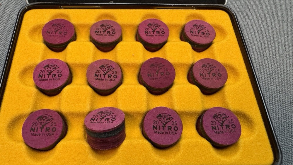 Nitro Laminated Cue Tip- Darren Appleton Edition