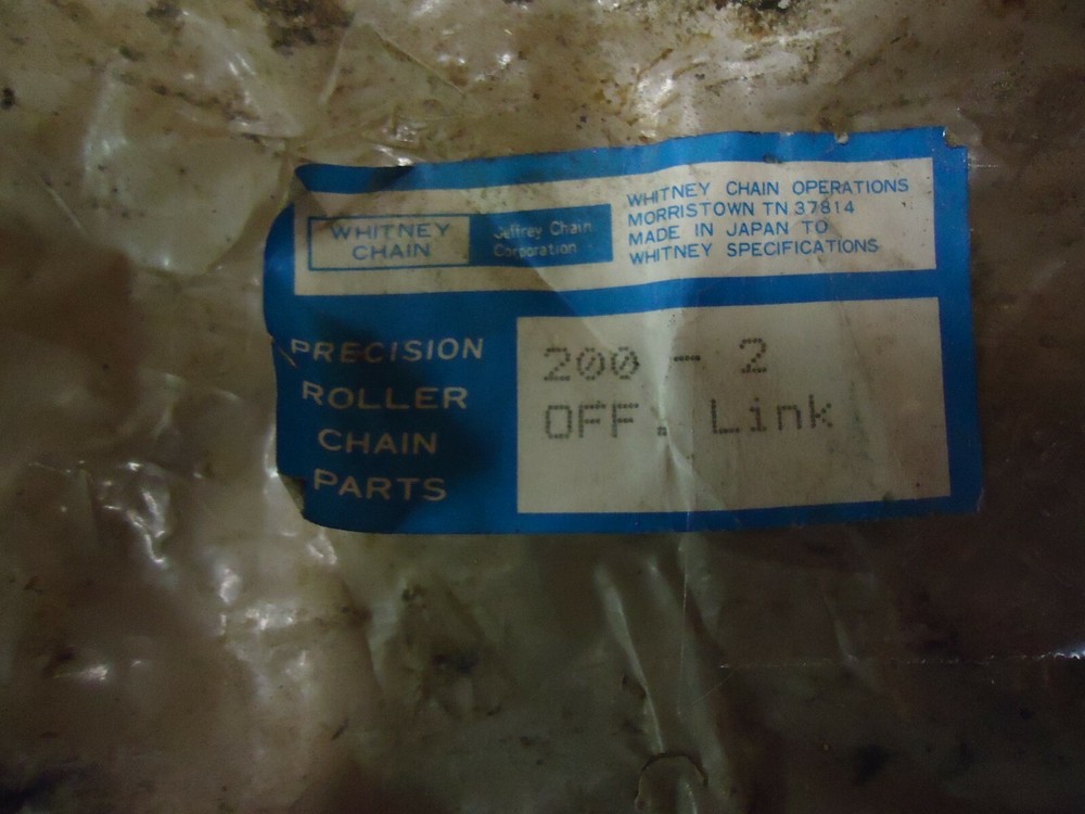WHITNEY CHAIN 200-2 OFFSET LINK "NEW"