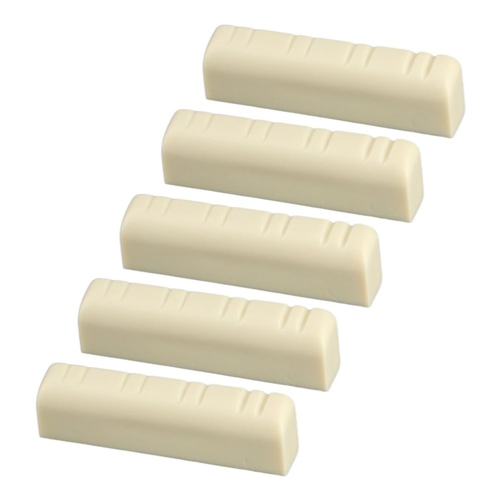 5Pcs Mandolin Bridge Nut 8 String Plastic 3.5cm Universal Instrument Accesso FFG