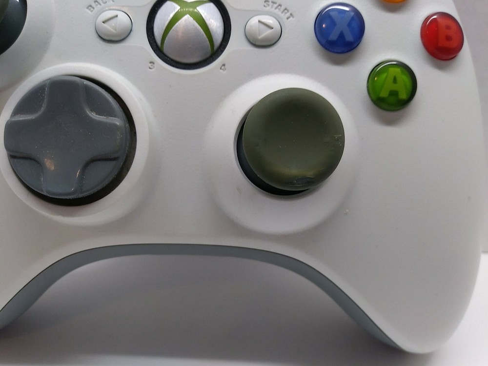 Official Microsoft Xbox 360 WHITE Wireless Controller Genuine OEM Tested