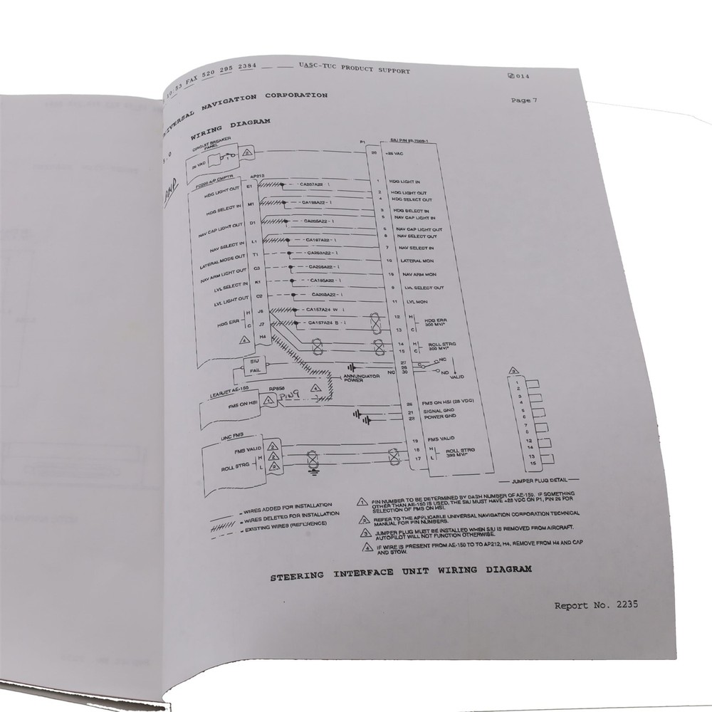 Learjet 35 Universal Nav Corp Steering Interface Unit (SIU) Installation Manual