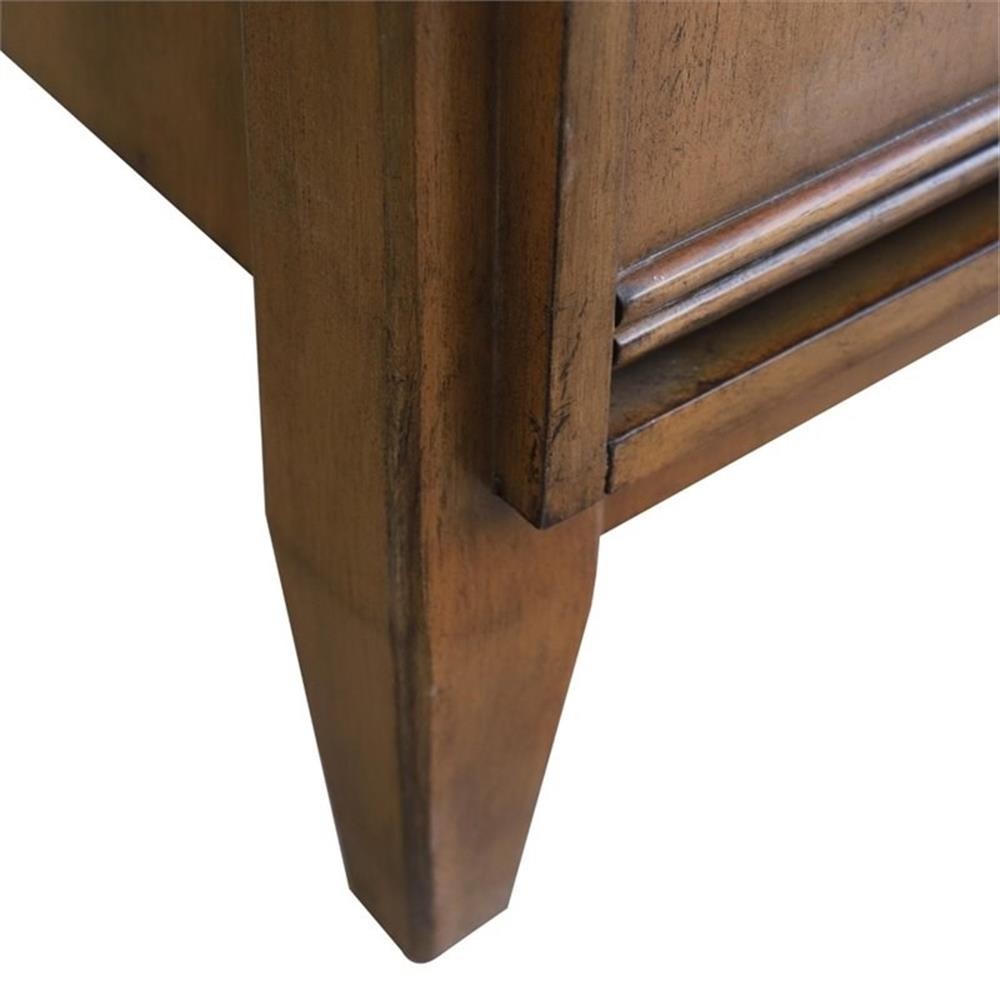 MCM 36" Single Sink Solid Wood Vanity with Left Door in Walnut