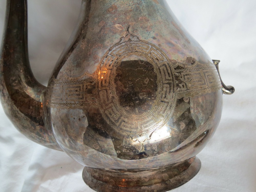 Antique Henniger German Silverplate Coffee Pot