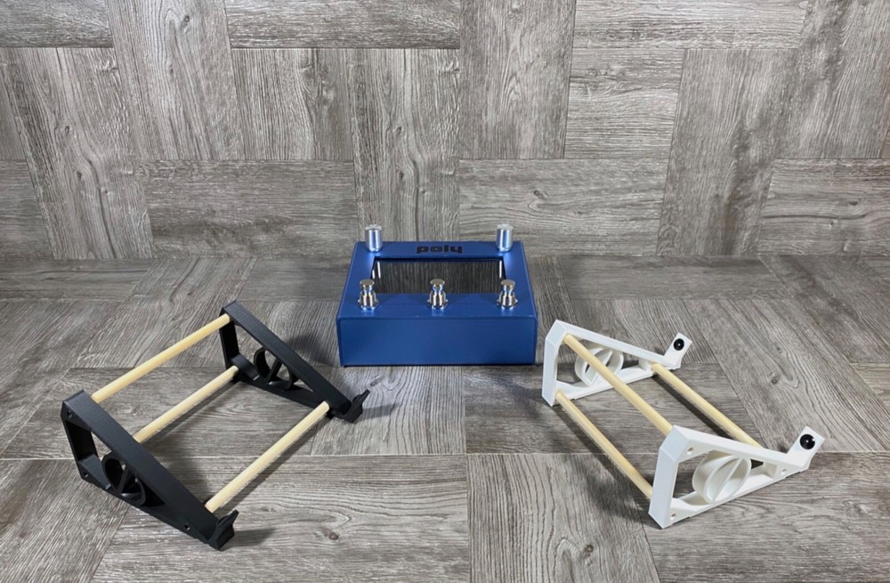 30º Angle Stand for Poly Effects Beebo / Digit - Guitar Effects - WHITE - USA
