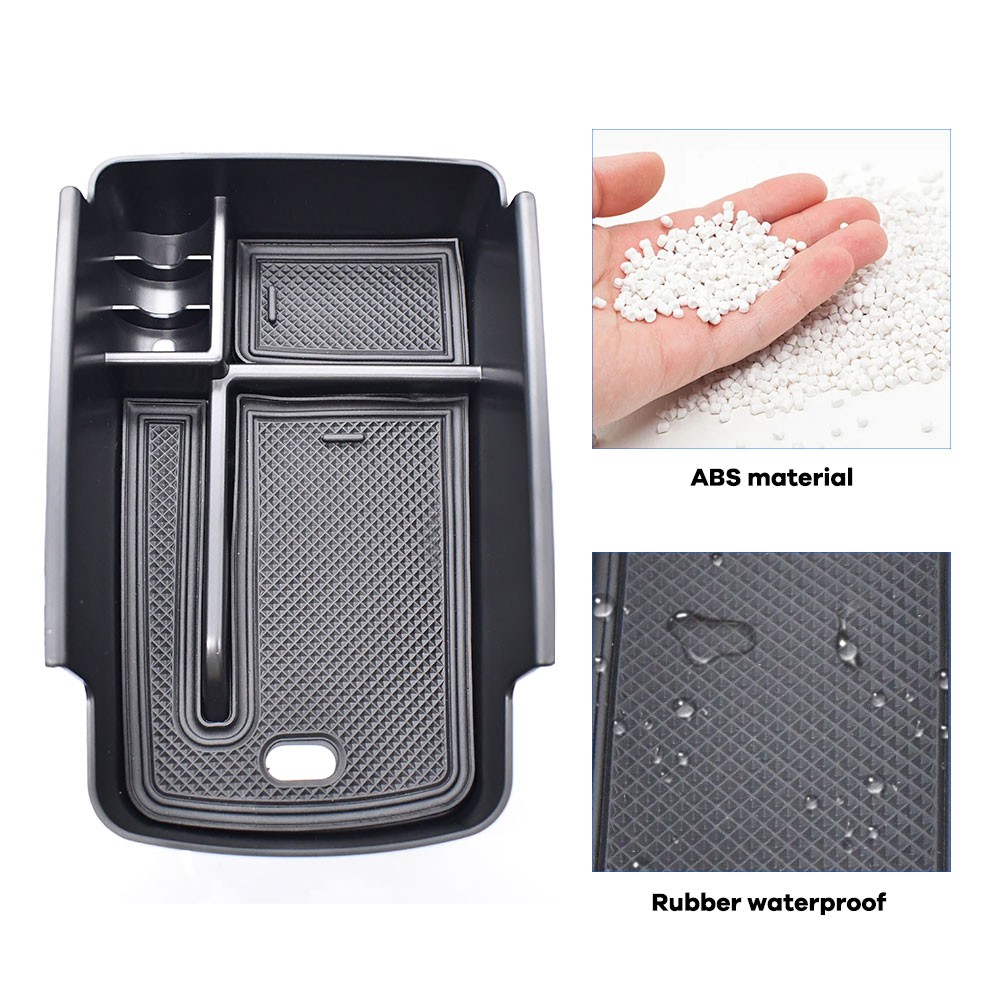 Car Armrest Storage Box Organizer Tray For 2024-2026 Chevy Trax Accessories