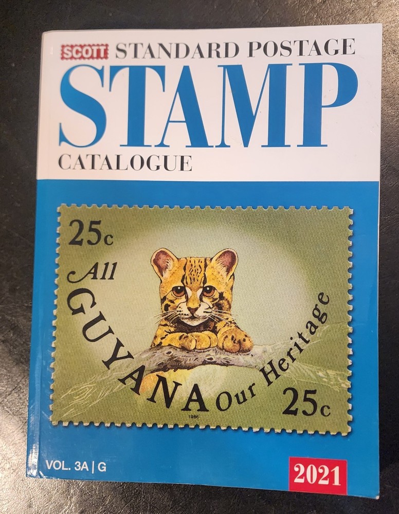 Scott Stamp Catalog 2021 VOL. 3A/G (Gabon-Guyana)