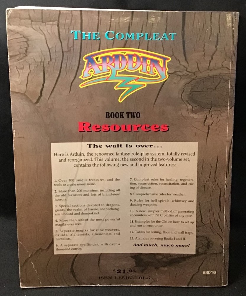 The Compleat Arddin ~ Book Two Resources ~ OEJ