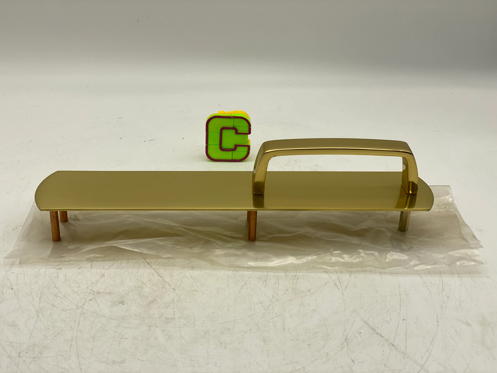 Von Duprin 990DT US3 Dummy Pull Trim Exit Device, Bright Polished Brass (Open Bo