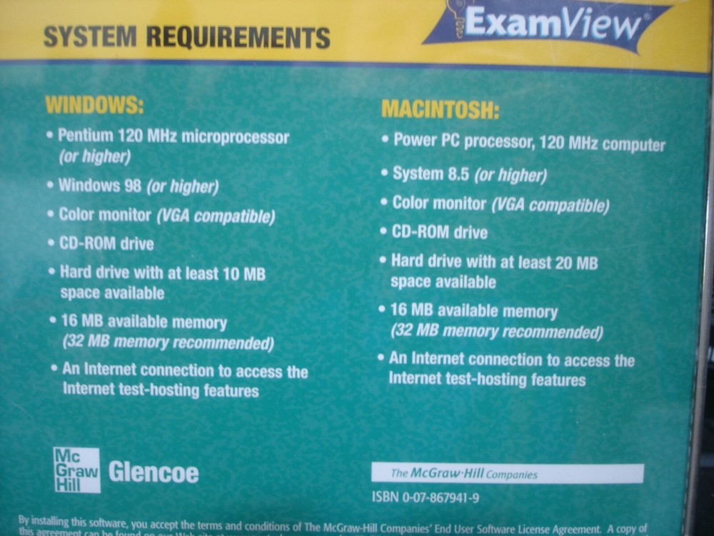 ExamView Pro California Standards Practice Grades 5-8 Mathematics/Algebra
