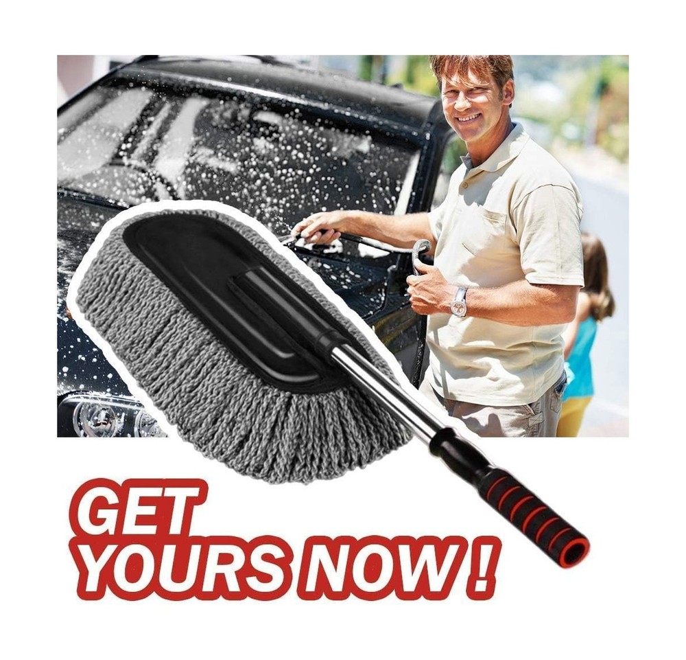 Microfiber Car Duster Exterior Interior Cleaner Cleaning Kit size 1... Fast Ship