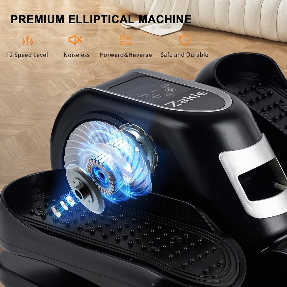Under Desk Elliptical Machine, Electric Elliptical Training Machine w/Remote