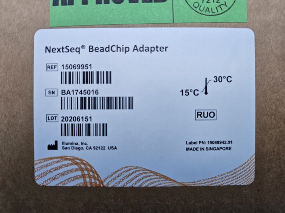 Illumina NextSeq BeadChip Adapter
