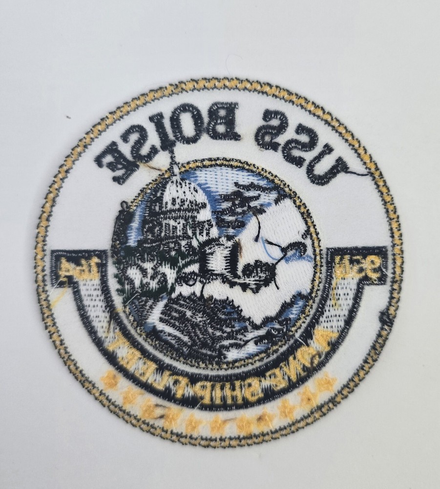 USS BOISE Patch SSN 764 COMMAND PATCH 3.5 inch Sew On