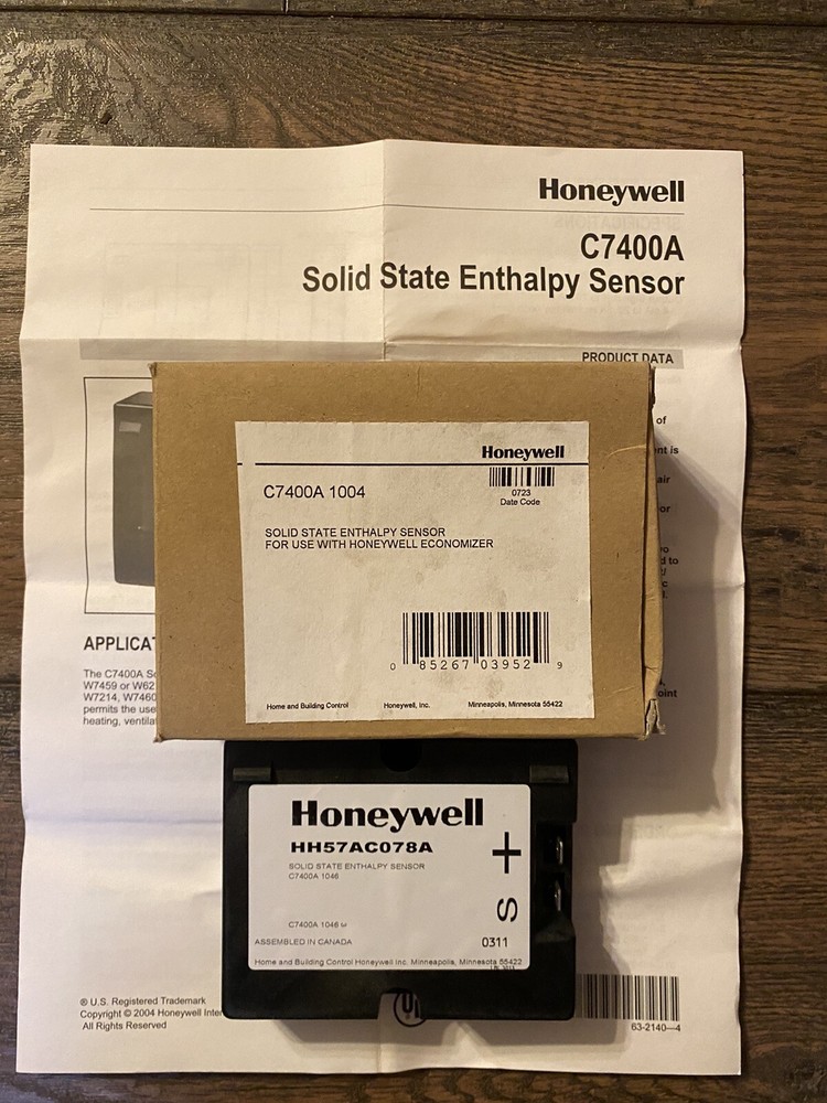 Honeywell Enthalpy Sensor C7400A HH57AC078A NOS