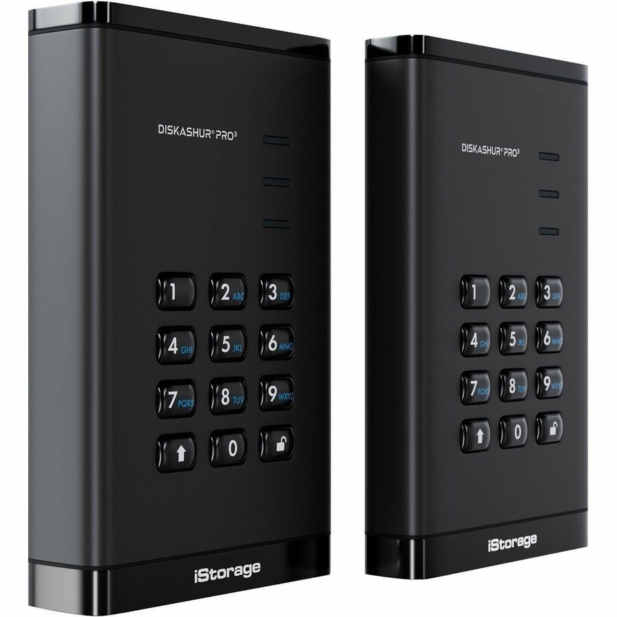 iStorage diskAshur PRO3 2 TB Portable Solid State Drive | FIPS 140-3 Level 3 Pen