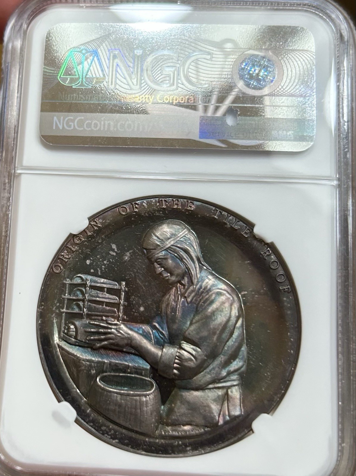 Medallic Art Co San Luis Obispo De Tolosa Silver Medal NGC MS67 PL Toner!