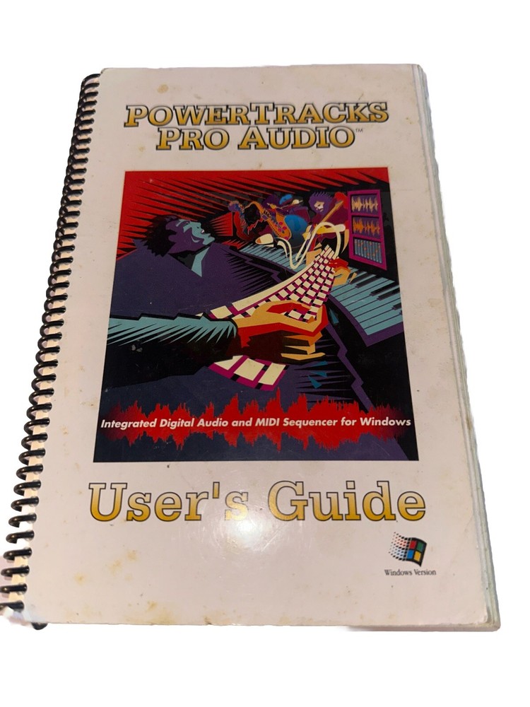 Power Tracks Pro Audio Users, Guide Book  ( ONLY) Vintage
