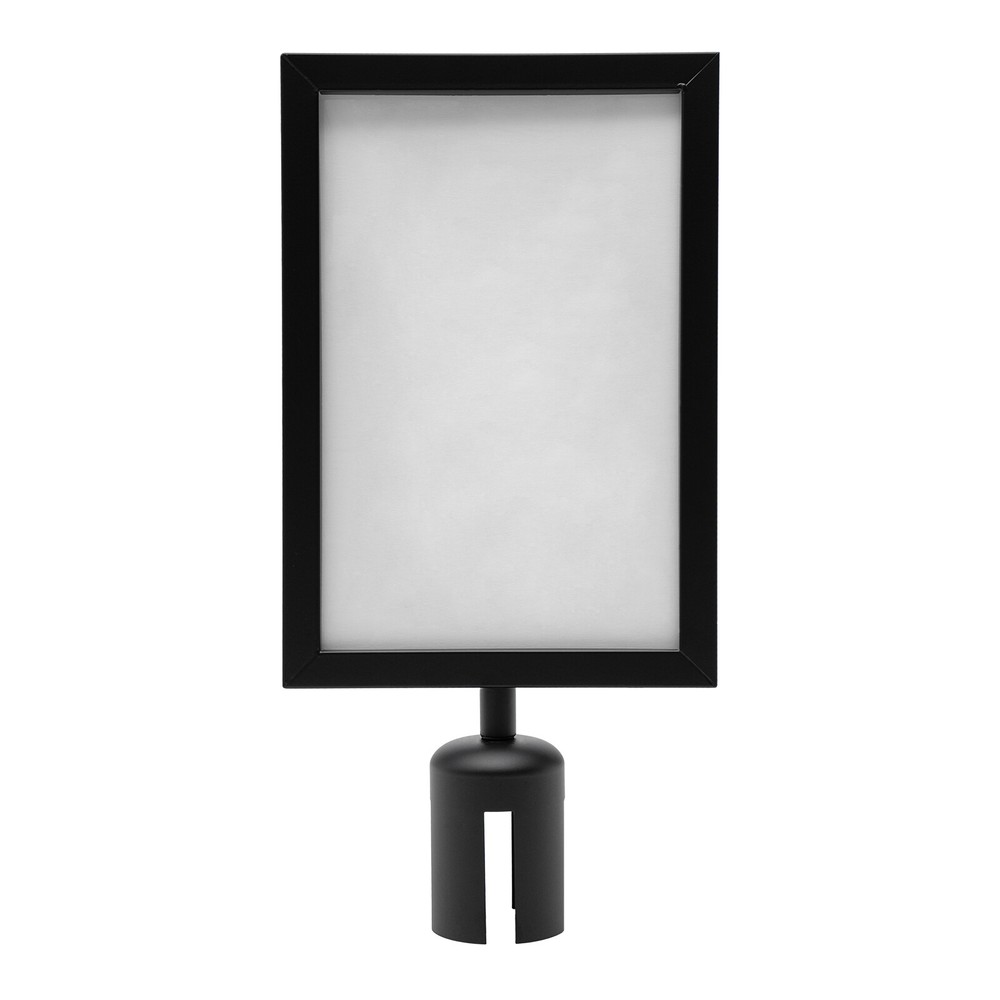 4PCS Rectangular Sign Holders with Cross-shaped Sockets for Posters + Images NEW