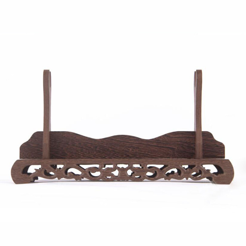 Wenge Samurai Sword Katana Holder Stand Assembly Display Rack Bracket Quality