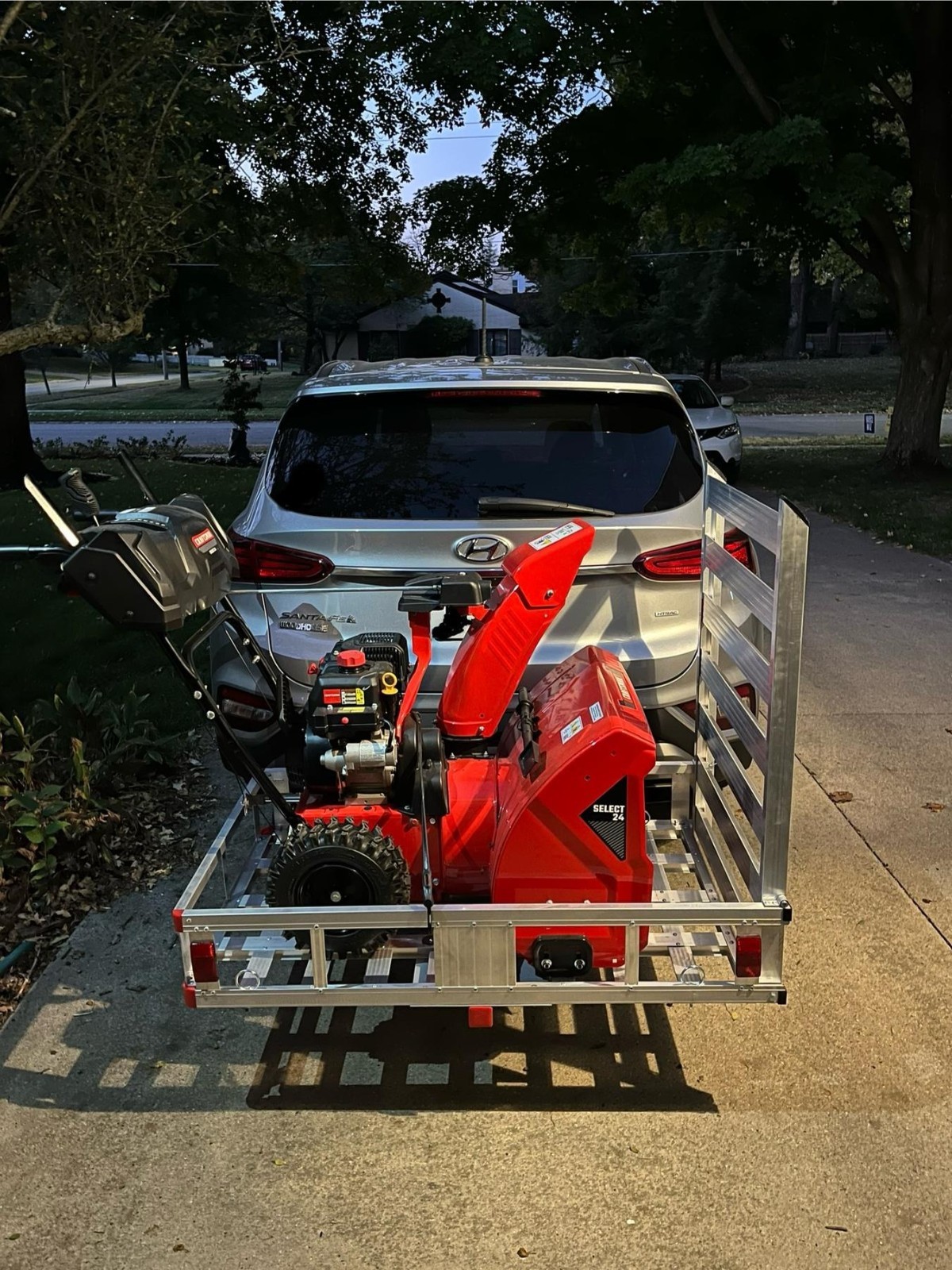500 lb Aluminum Mobility Scooter Wheelchair Carrier Hitch Ramp Heavy Duty