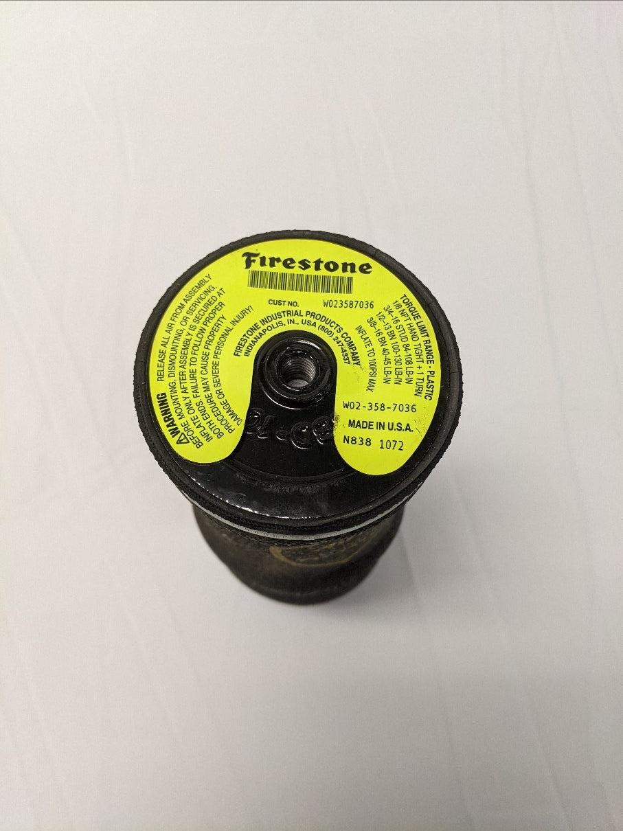 New Firestone Rear Sleeve Air Spring - P/N TDA FS7036, FI W02 358 7036