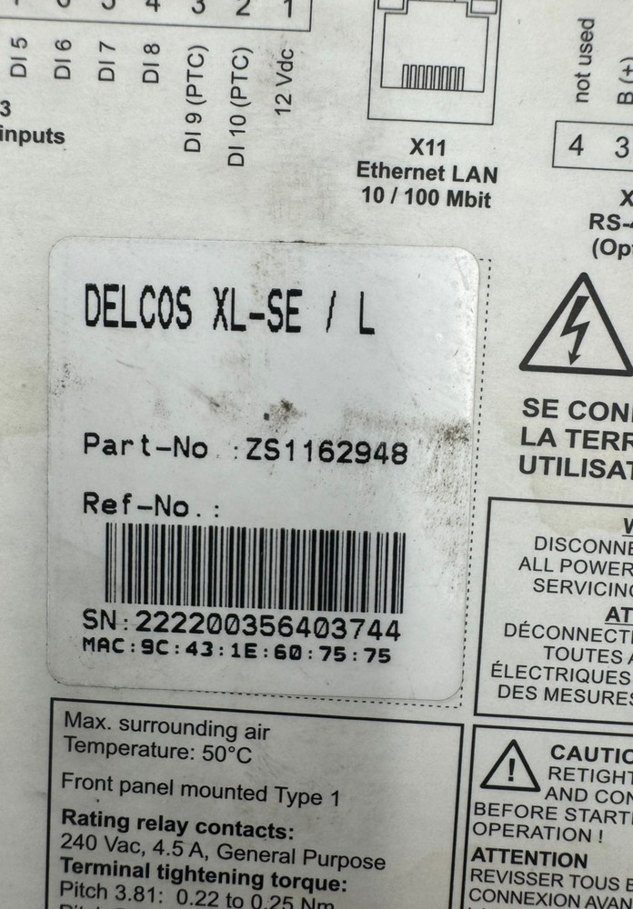 ZS1162948 CONTROLLER FOR COMPAIR COMPRESSOR DELCOS XL-L