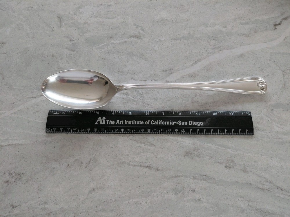 Gorham Heritage Silverplate Italy Serving Spoon 13" NEW