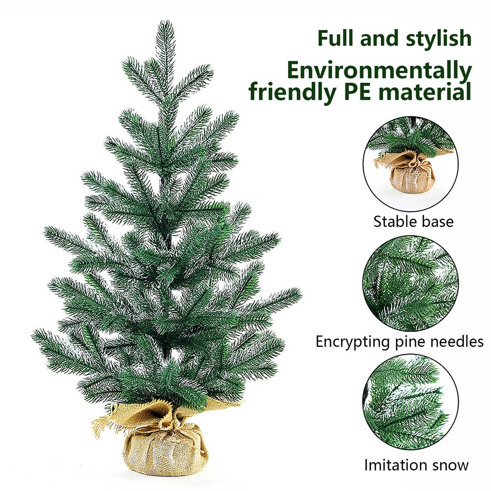 ↑Artificial Xmas Tree 50cm Exquisite Simulation Decorative Xmas Tree Household