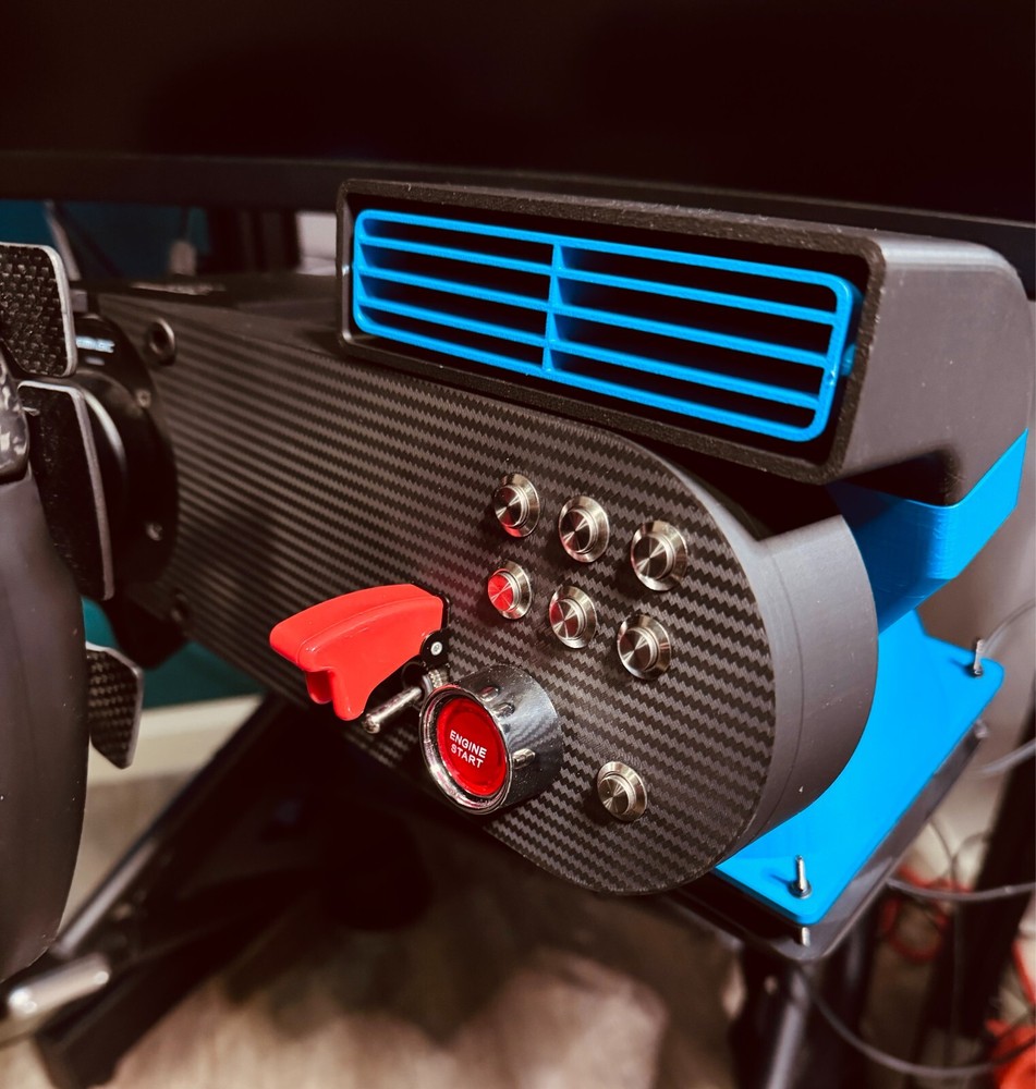 Sim Racing Button Box Dashboard - Wind Sim- Simagic - Fanatec - Asetek