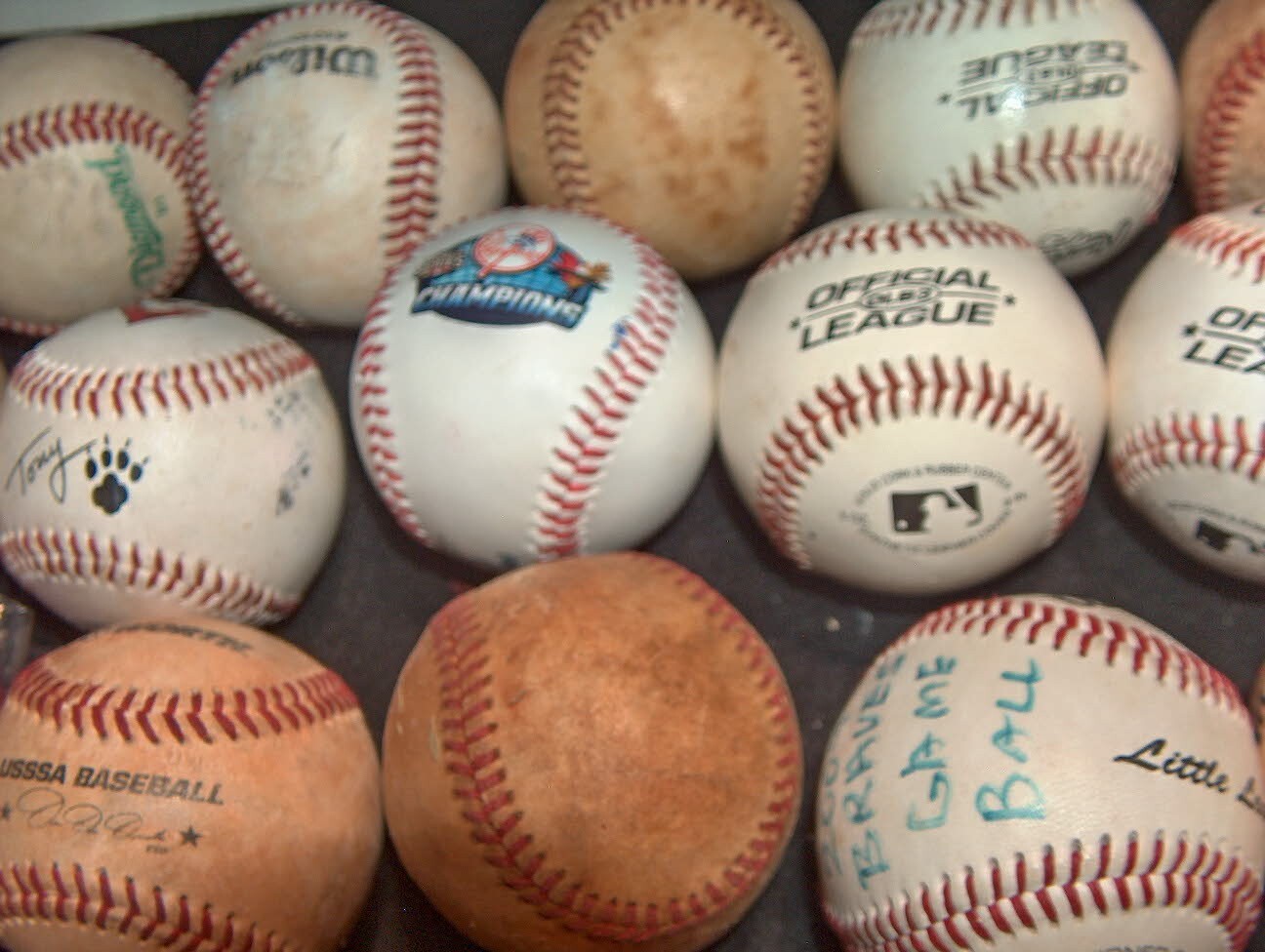 LOT OF 50 Used Baseballs Hitting Practice Balls mixed brands