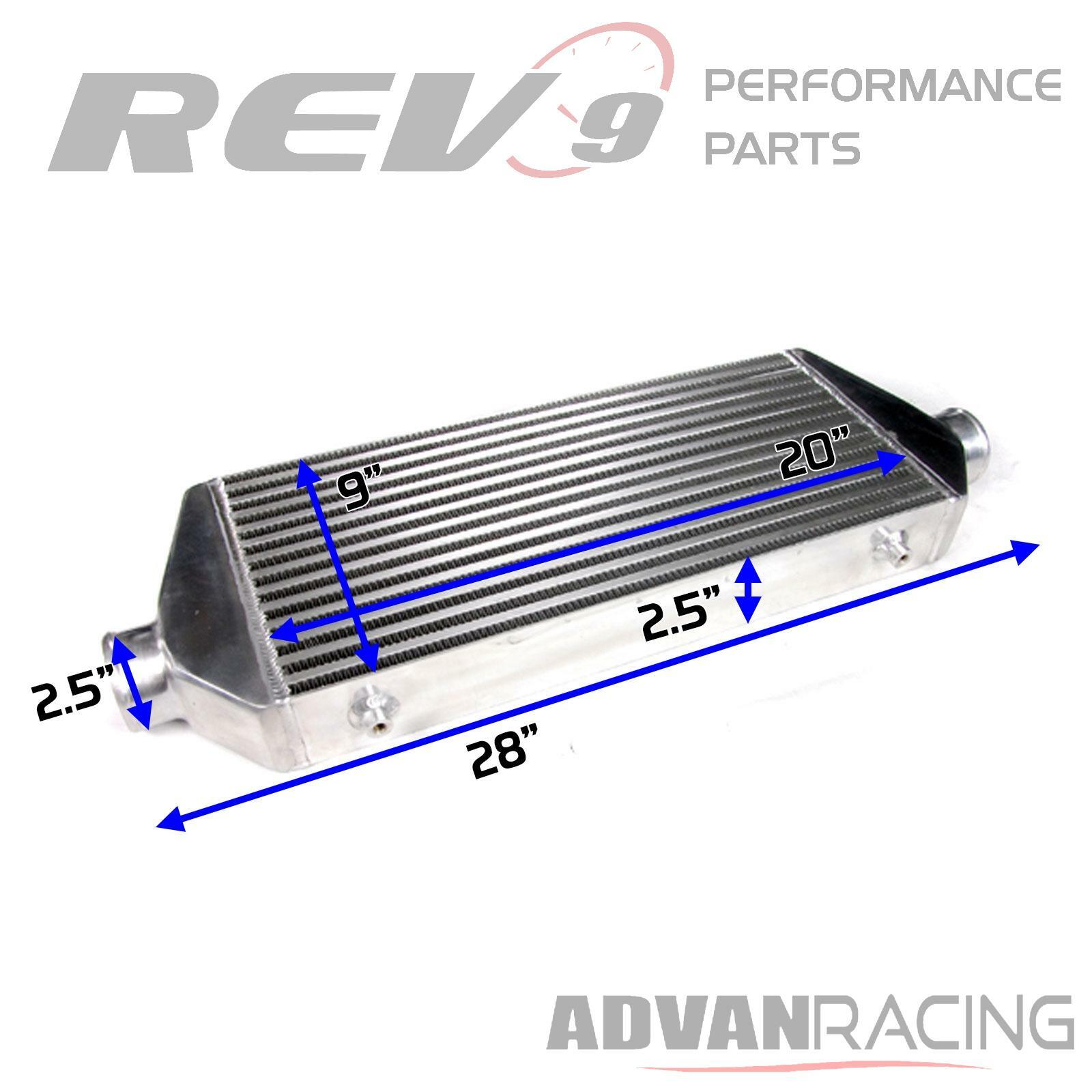 Rev9 Type-L Intercooler Aluminum Cooling Performance Universal Custom Job