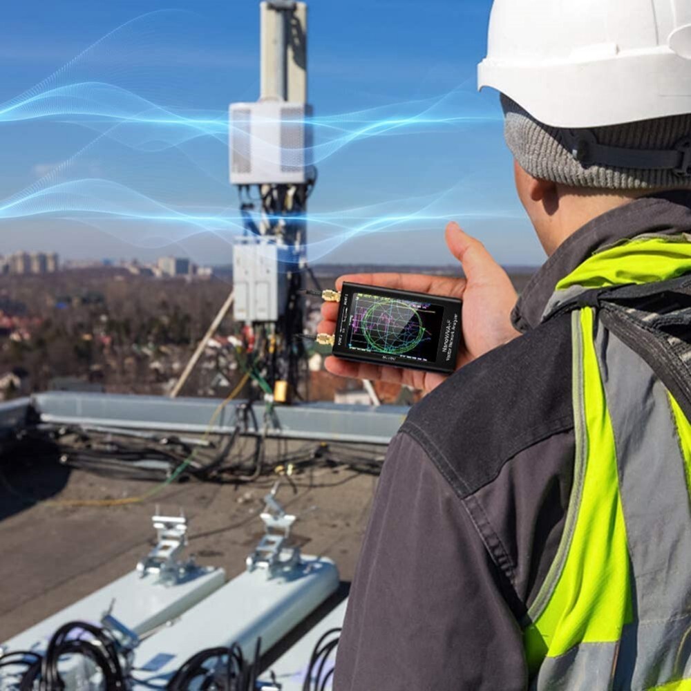 4.3" Vector Network Analyzer 50kHz-3GHz HF VHF UHF VNA Antenna Analyzer 5000mA-h