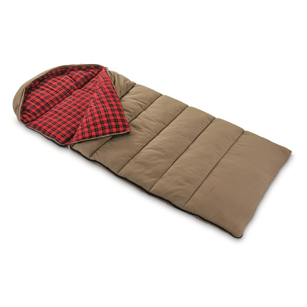 Guide Gear Canvas Hunter Extreme Sleeping Bag -30°F Rectangular-Shaped