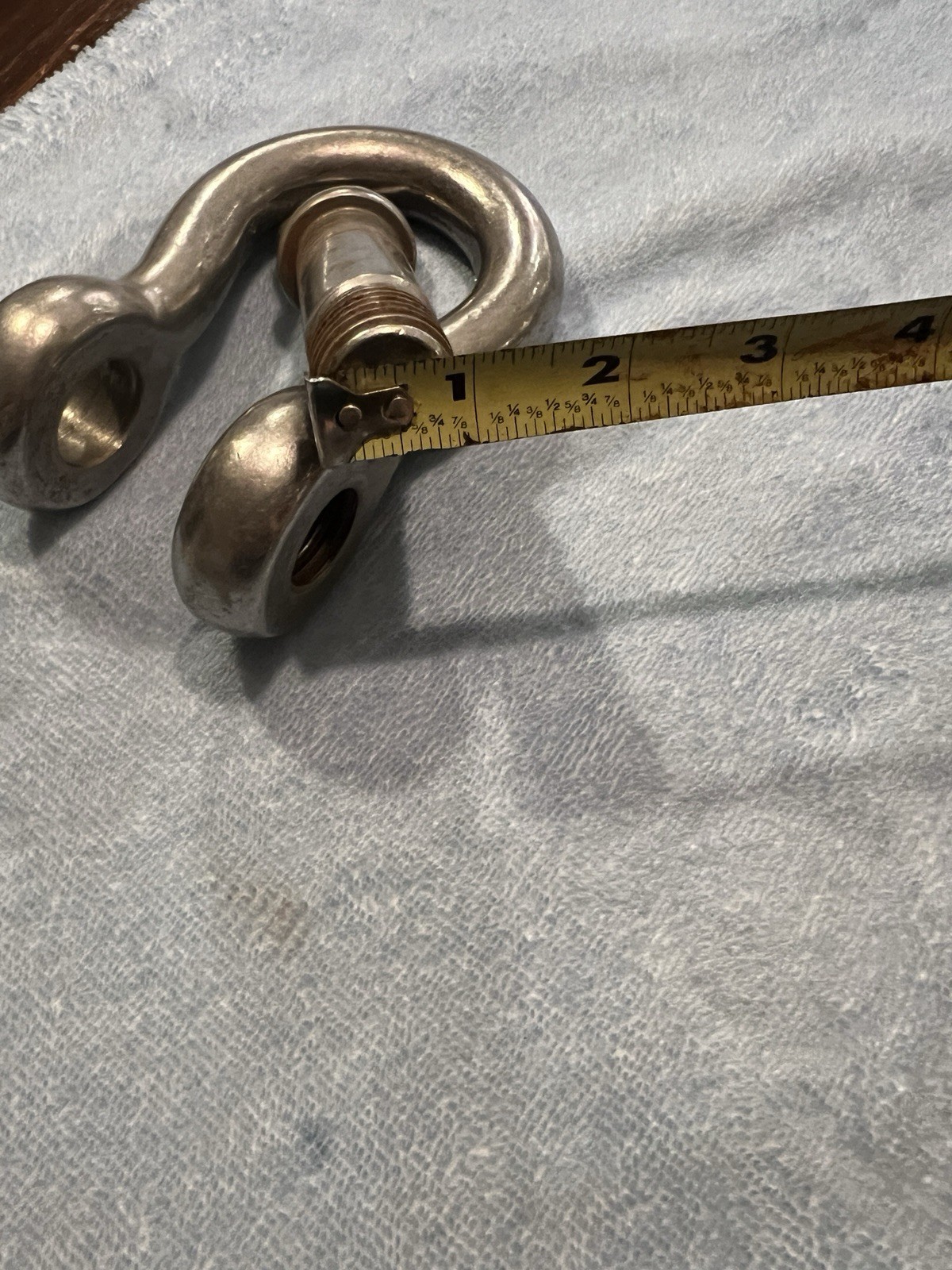 2 Heavy Duty 25 Ton Anchor Shackle Screw Pin 3.68 lbs Each! 3/4" 6" L 3.75” Pin