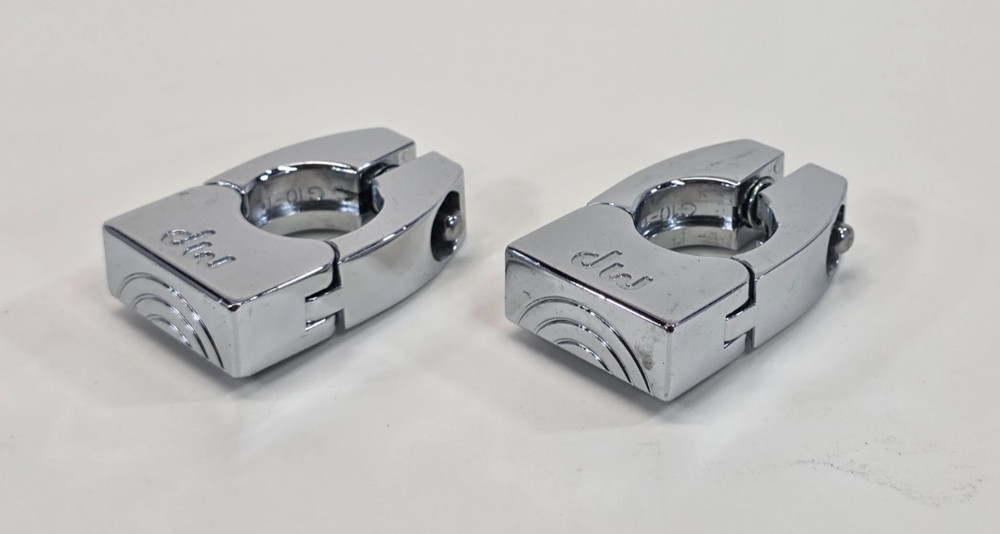 DW 1" Hinged Memory Lock Drum Workshop Chrome (2 pcs)