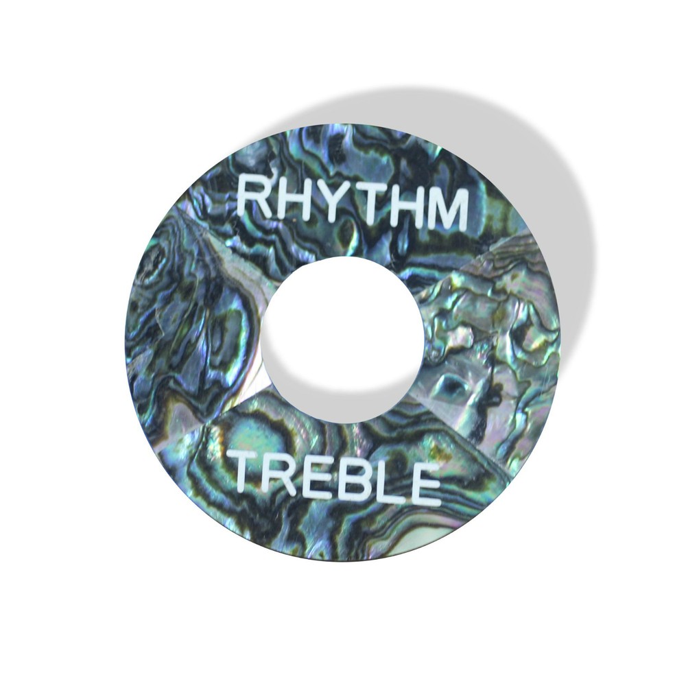 Toggle Switch Plate Abalone Shell Rhythm Treble 081329AB
