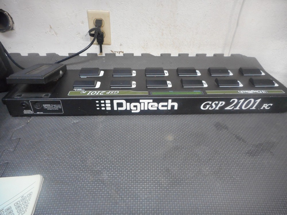 Digitech GSP2101 Guitar Studio Tube Preamp Processor Artist Version 3.0 2101FC