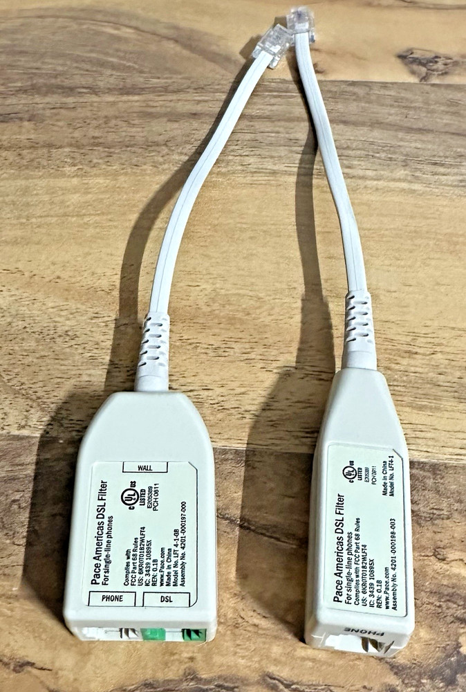 Pace DSL Filter Kit - DSL 2 Wire Splitter & Single Splitters